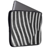 Zebra Fur Tiermuster Laptopschutzhülle (Vorne Rechts)