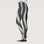 Zebra Fur Tiermuster Leggings (Links)