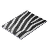 Zebra Fur Tiermuster Notizblock (Linke Seite)