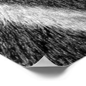 Zebra Fur Tiermuster Poster (Ecke)