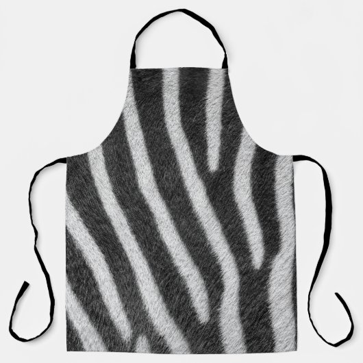 Zebra Fur Tiermuster Schürze (Vorderseite)