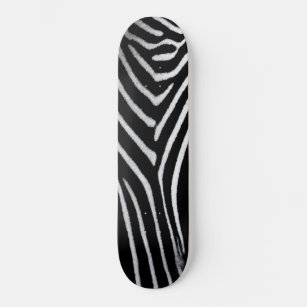 Zebra Fur Tiermuster Skateboard