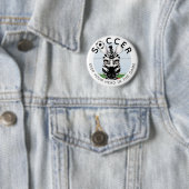 Zebra Fußball  Button (Beispiel)