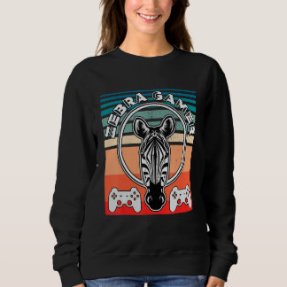 Zebra-Gamer kann dich nicht hören, ich bin beim Ga Sweatshirt