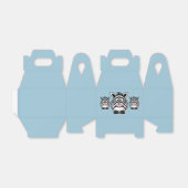 Zebra Gastgeschenk Box Geschenkschachtel (Ungefaltet)