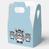 Zebra Gastgeschenk Box Geschenkschachtel (Geöffnet)