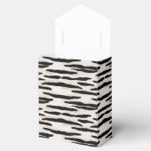 Zebra-Gastgeschenk mit Bogen Geschenkschachtel (Geöffnet)