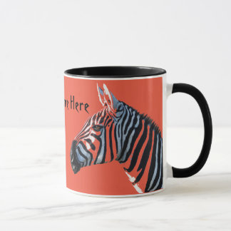 Zebra geht Tasse voran