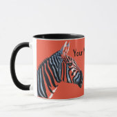 Zebra geht Tasse voran (Links)