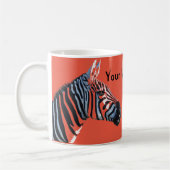 Zebra geht Tasse voran (Links)