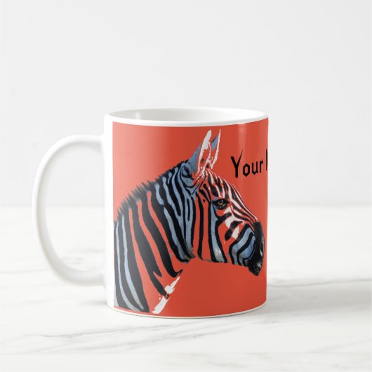 Zebra geht Tasse voran (Links)