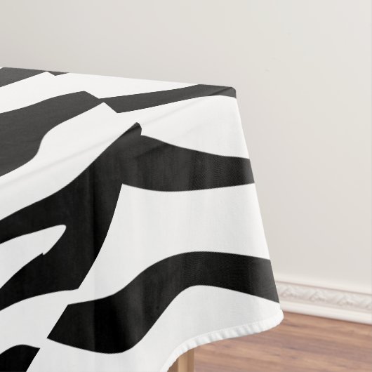 Zebra-Geist-Entwurfs-Muster-Dekor Tischdecke (Beispiel)