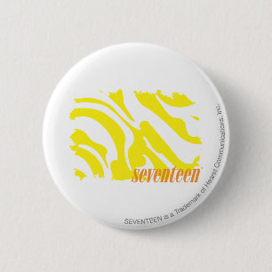 Zebra-Gelb 2 Button