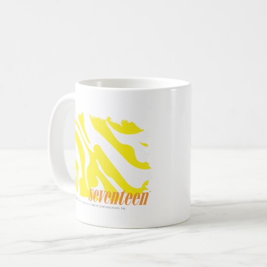 Zebra-Gelb 2 Kaffeetasse (Vorderseite Links)