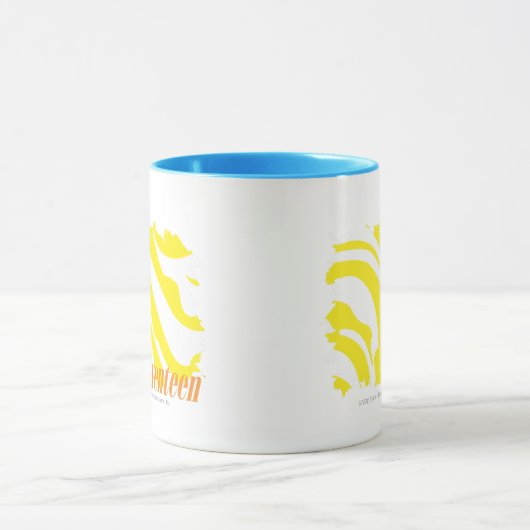 Zebra-Gelb 2 Tasse (Zentrum)