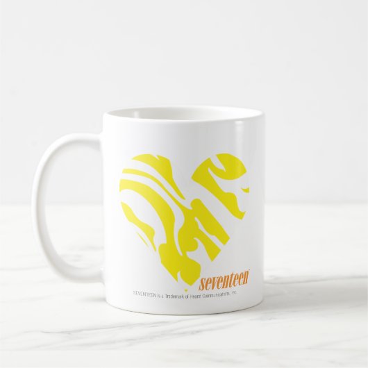 Zebra-Gelb 4 Kaffeetasse (Links)