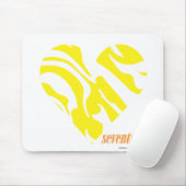Zebra-Gelb 4 Mousepad (Mit Mouse)