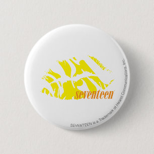 Zebra-Gelb Button