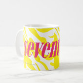 Zebra-Gelb Kaffeetasse (Vorderseite Links)