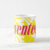 Zebra-Gelb Kaffeetasse (Mittel)