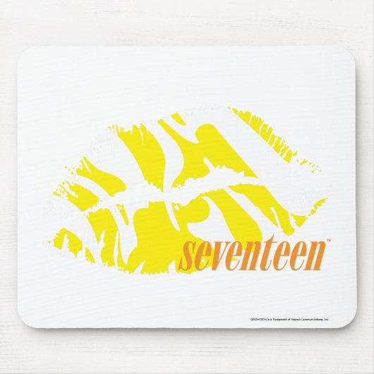 Zebra-Gelb Mousepad (Vorne)