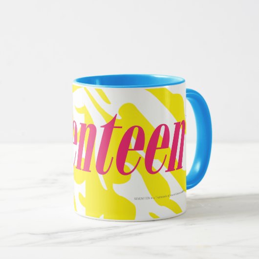 Zebra-Gelb Tasse (VorderseiteRechts)