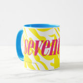 Zebra-Gelb Tasse (Vorderseite Links)