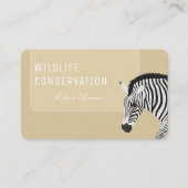 Zebra-Gelb Visitenkarte (Vorderseite)