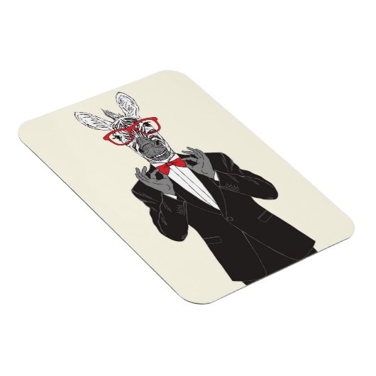 Zebra Gentleman Magnet (Rechte Seite)