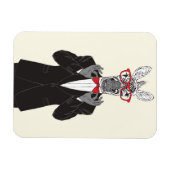 Zebra Gentleman Magnet (Horizontal)