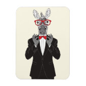 Zebra Gentleman Magnet (Vertikal)