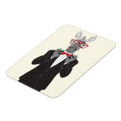 Zebra Gentleman Magnet (Linke Seite)