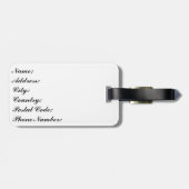 Zebra Gepäckanhänger (Rückseite horizontal)