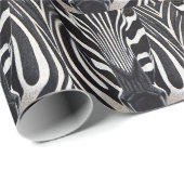 Zebra-Geschenk-Packpapier Geschenkpapier (Rolleneckpunkt)