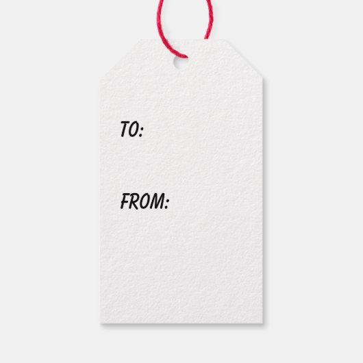 Zebra Geschenkanhänger (Rückseite)