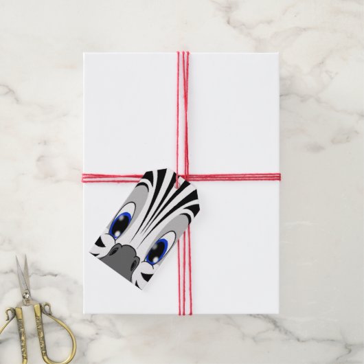 Zebra Geschenkanhänger (Mit Garn)