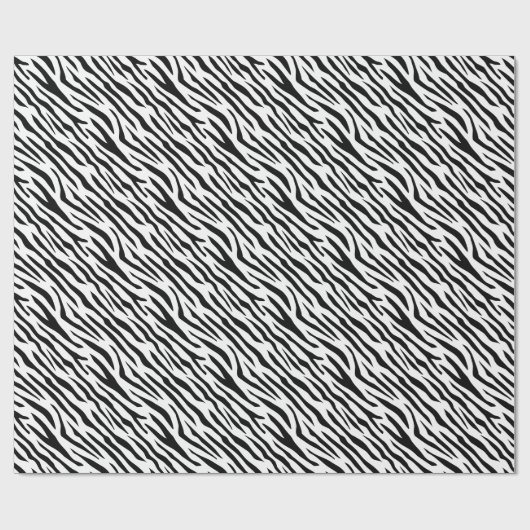 Zebra Geschenkpapier (Flach)