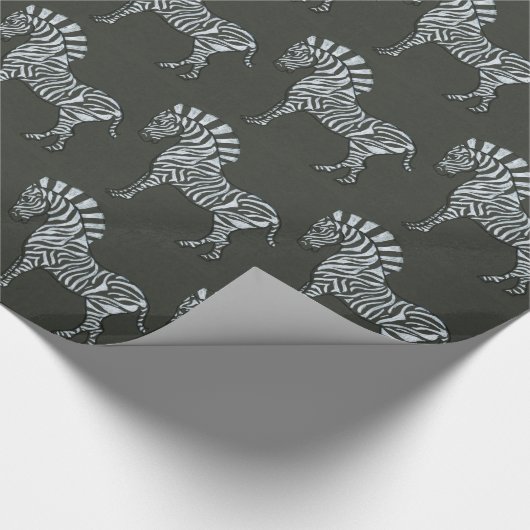Zebra Geschenkpapier (Ecke)