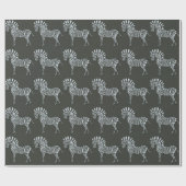 Zebra Geschenkpapier (Flach)