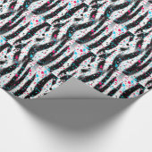 Zebra Geschenkpapier (Ecke)