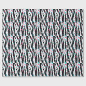 Zebra Geschenkpapier (Flach)