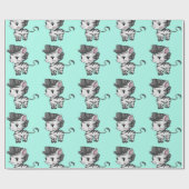 Zebra-Geschenkpapier Geschenkpapier (Flach)