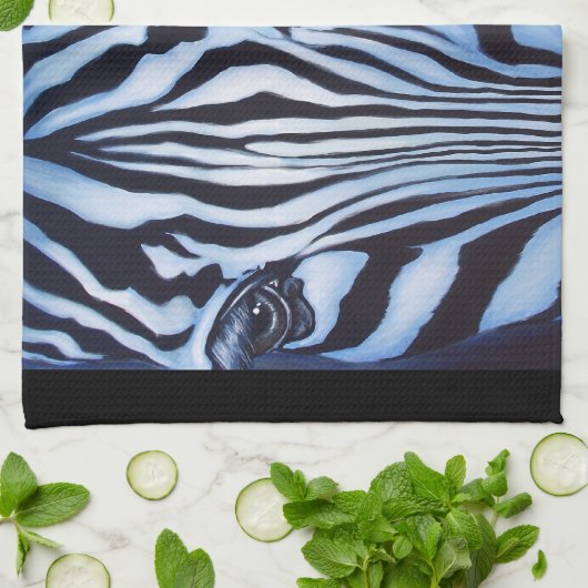 Zebra-Geschirrtuch Geschirrtuch (Gefaltet)