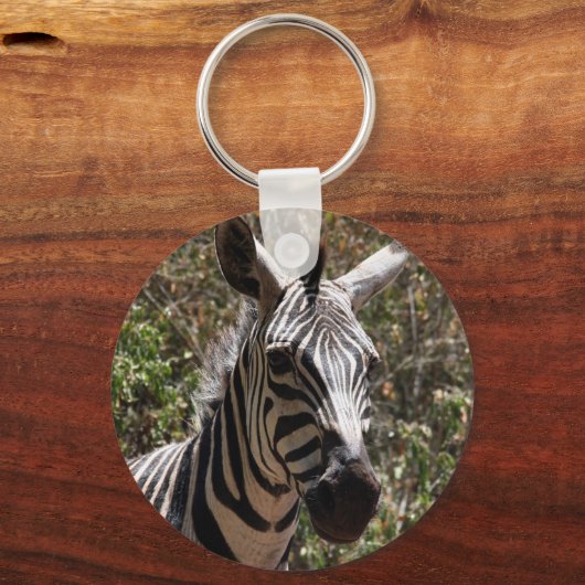 Zebra-Gesicht Schlüsselanhänger (Vorderseite)