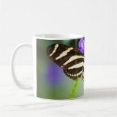 Zebra-gestreifter Schmetterling Kaffeetasse (Links)