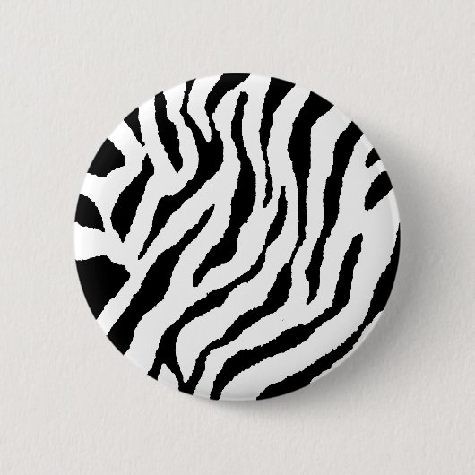 Zebra-gestreiftes Button (Vorderseite)