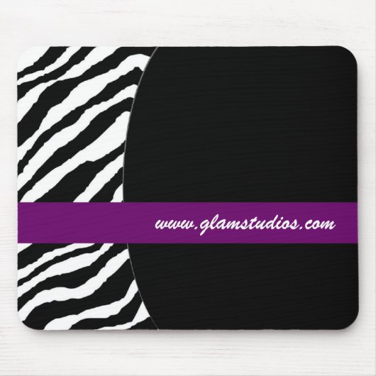 Zebra gestreiftes Mousepad (Vorne)