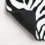 Zebra gestreiftes Mousepad (Ecke)