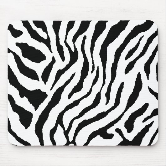 Zebra gestreiftes Mousepad (Vorne)