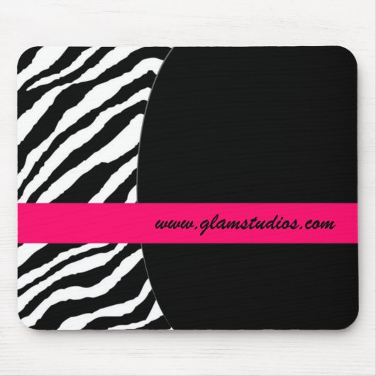 Zebra gestreiftes Mousepad (Vorne)
